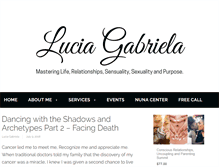 Tablet Screenshot of luciagabriela.com